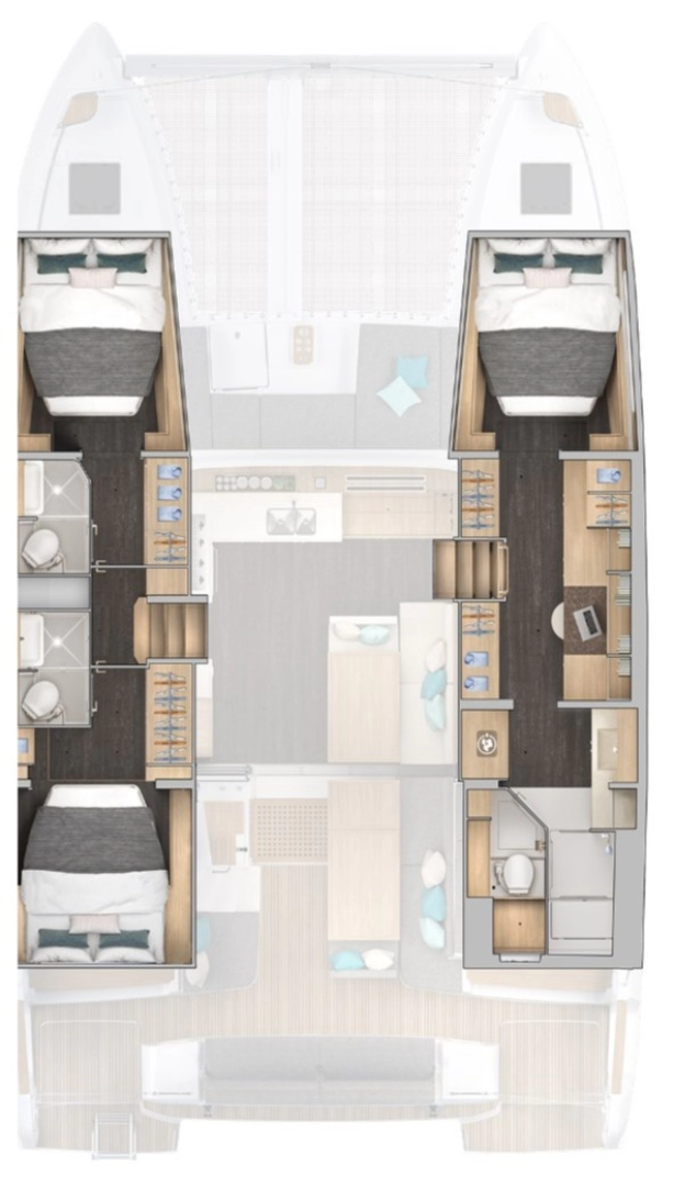 Huur Catamaran met of zonder schipper Lagoon in Parham Town