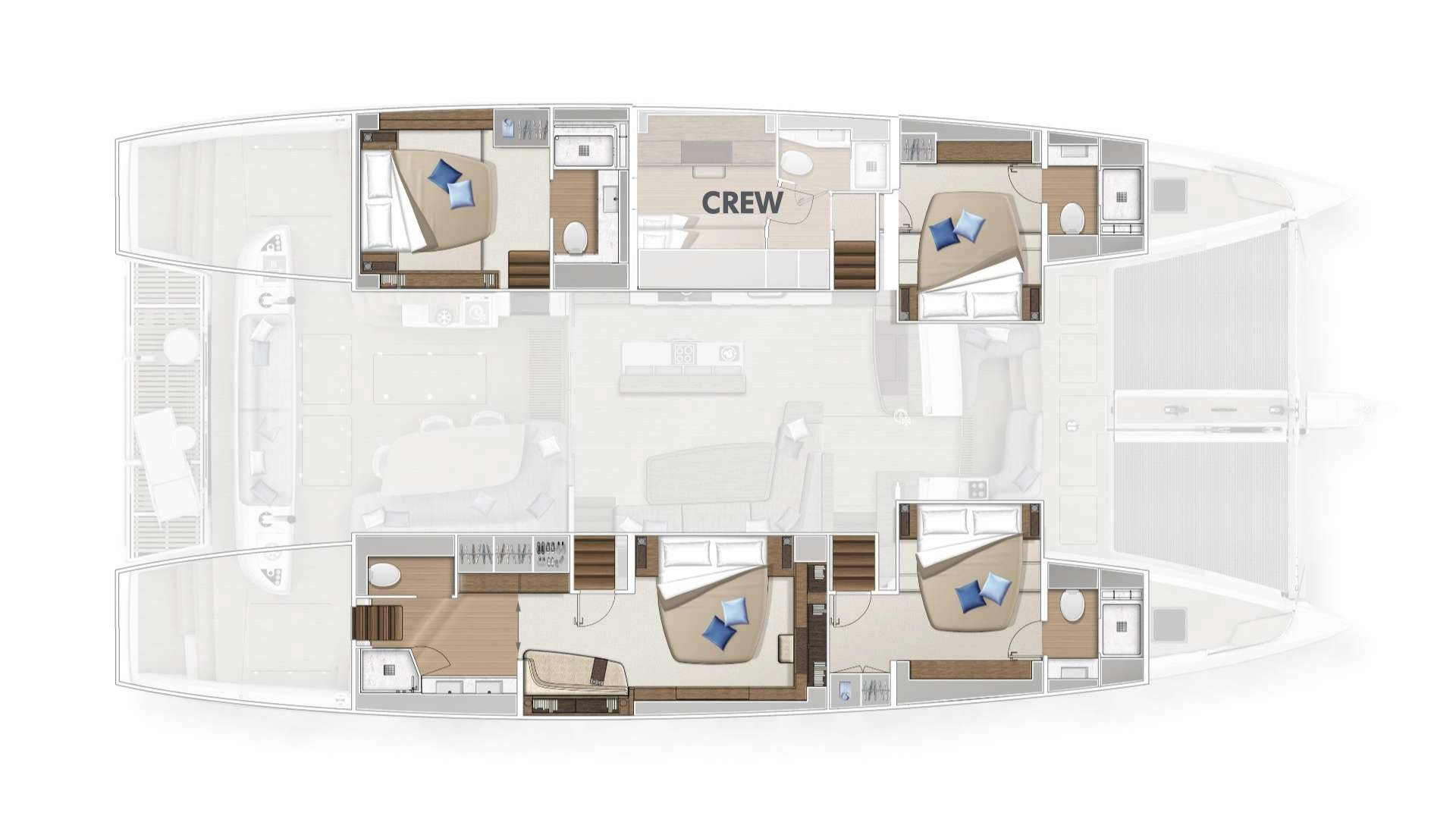 Bootverhuur Kaštela goedkoop Lagoon Sixty 5