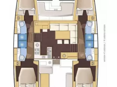 Verhuur Catamaran in Neo Klima - Lagoon Lagoon 46