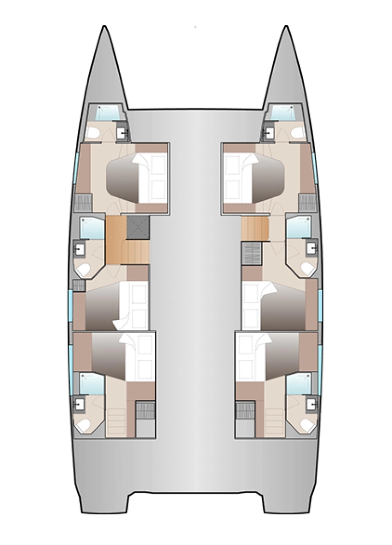 Verhuur Catamaran in Road Town - Fountaine Pajot Aura 51