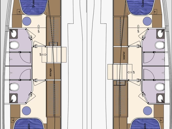 Huur een HeySea Seaview 50 in Marsh Harbour