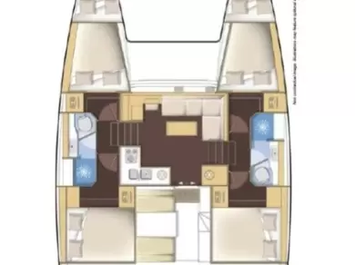 Verhuur Catamaran Lagoon met vaarbewijs