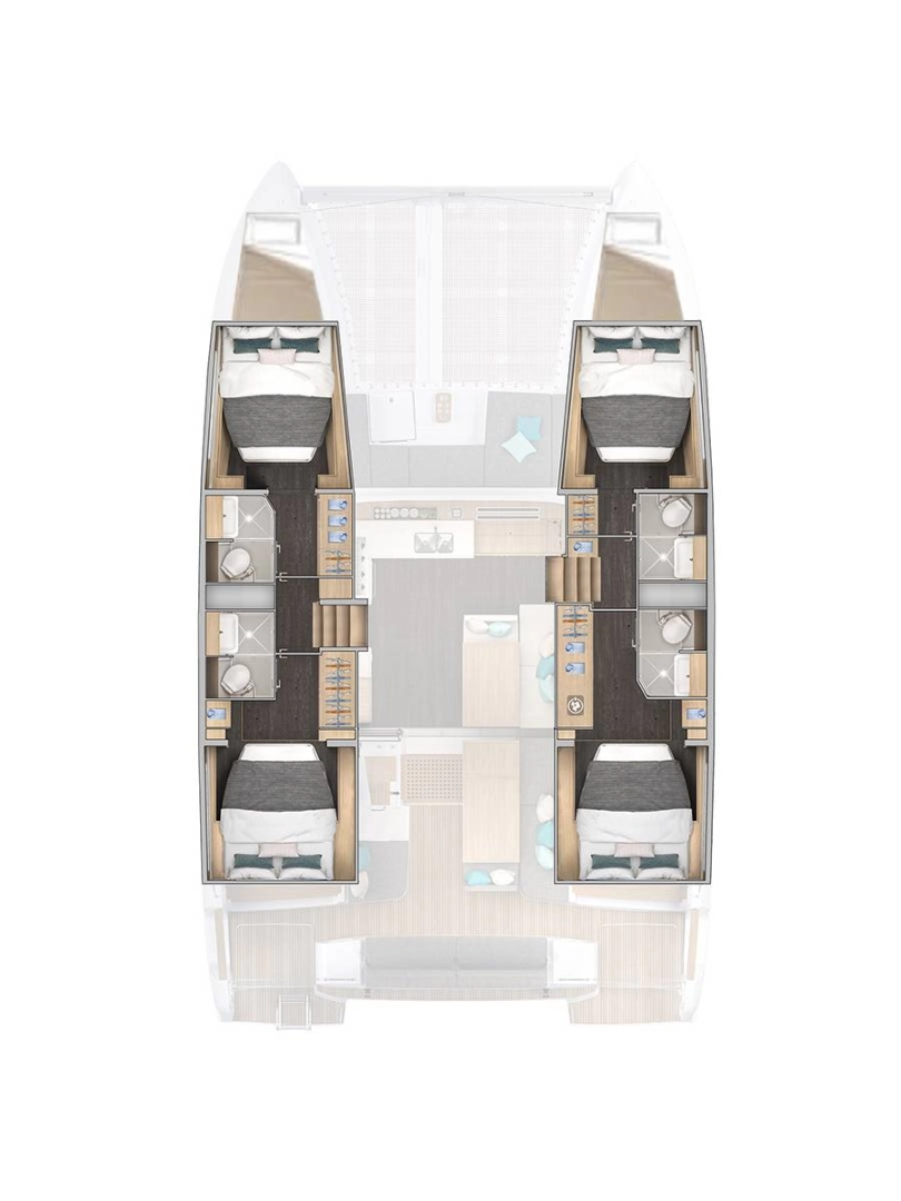 Huur een Lagoon Lagoon 43 in Rogoznica