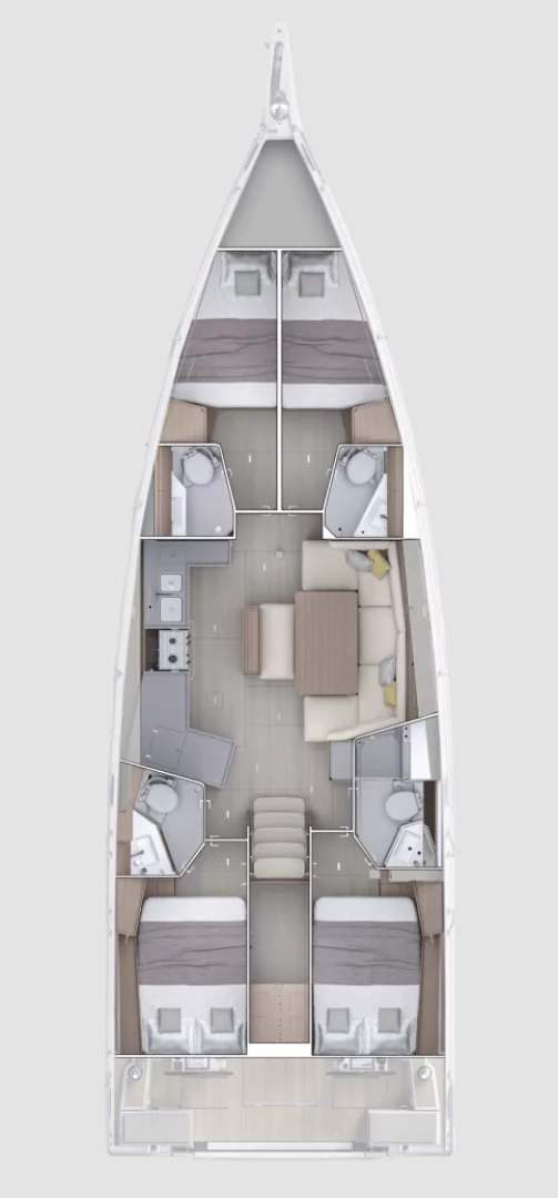 Verhuur Zeilboot Bénéteau met vaarbewijs