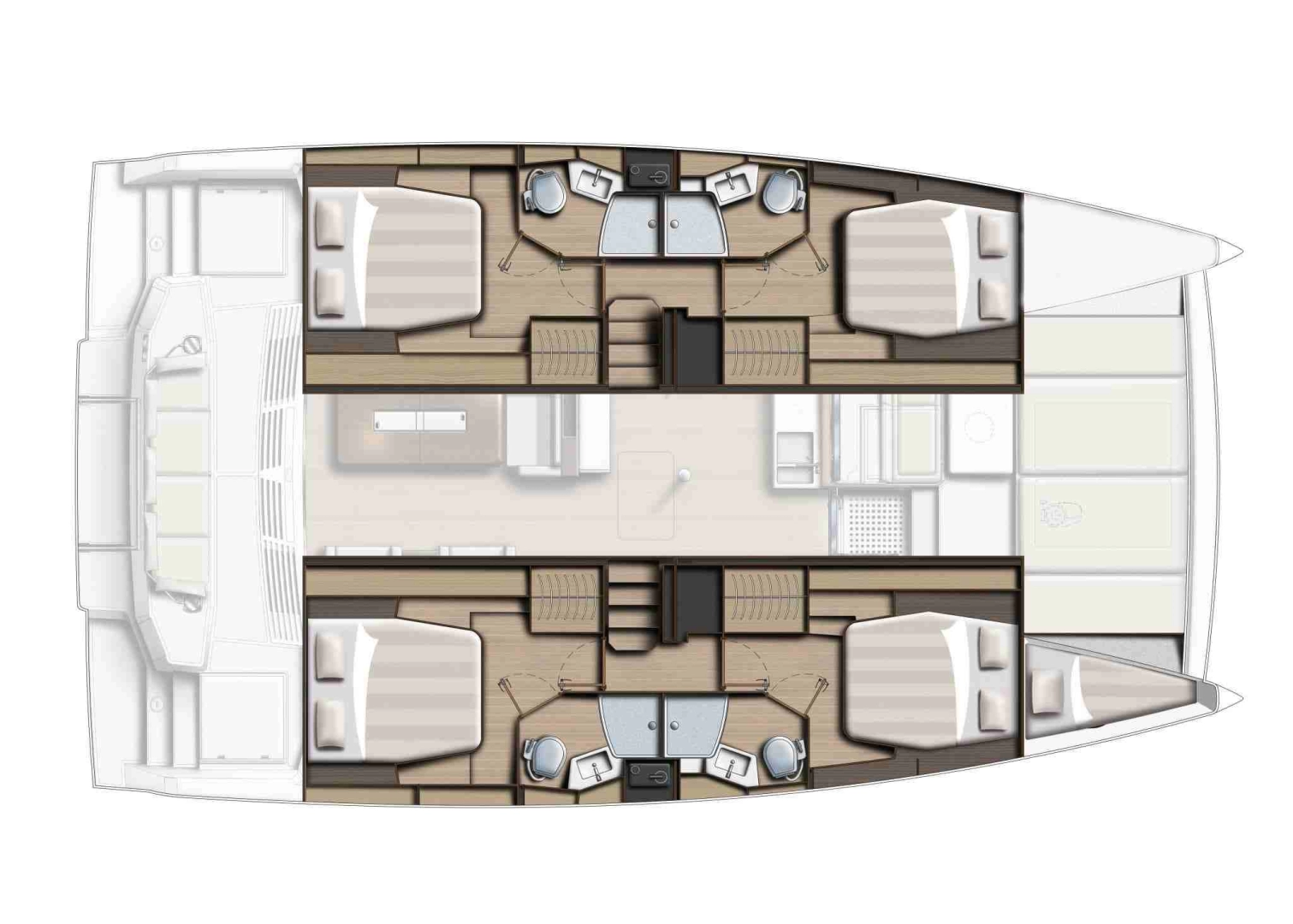 Huur Catamaran met of zonder schipper Bali in Parham Town