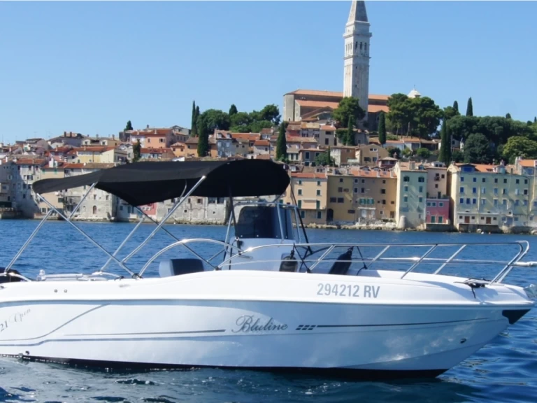Bootverhuur Rovinj goedkoop Bluline 21 Ft Open
