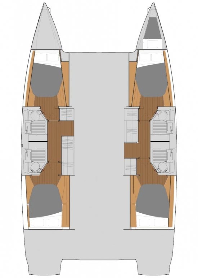 Verhuur Catamaran in Trogir - Fountaine Pajot Astrea 42