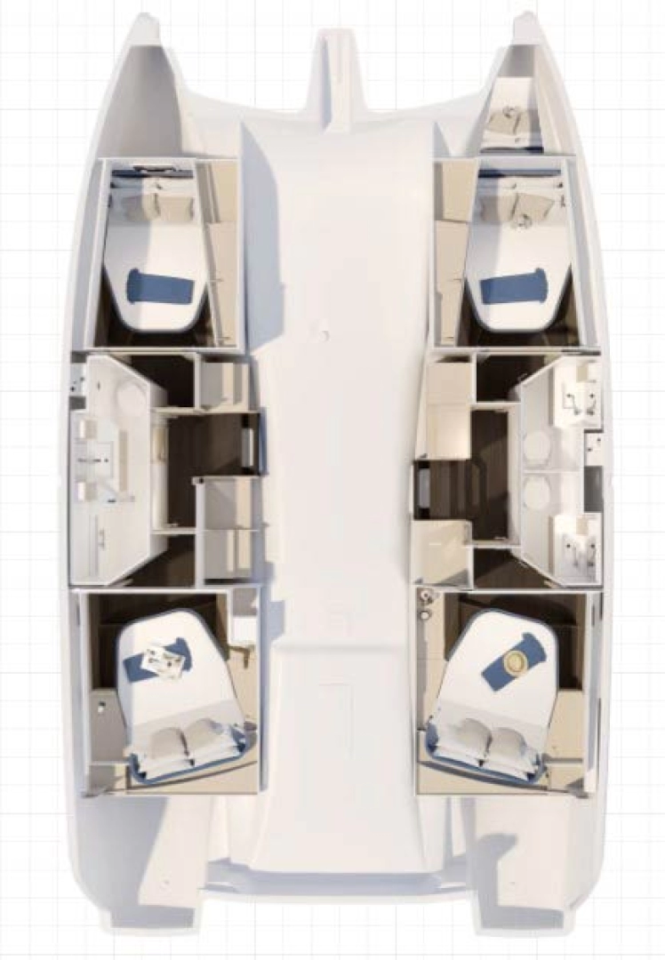 Verhuur Catamaran in Pula - Fountaine Pajot Fountaine Pajot FP 41 Quatuor 3