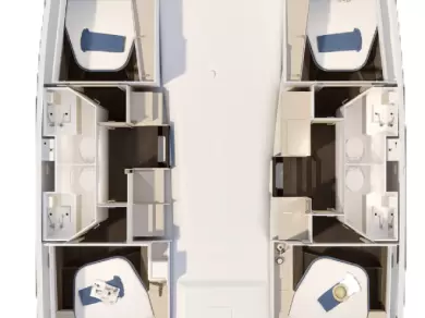 Bootverhuur Fountaine Pajot Fountaine Pajot FP 41 Quatuor 4 in Biograd na Moru via SamBoat