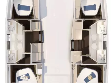 Verhuur Catamaran Fountaine Pajot met vaarbewijs