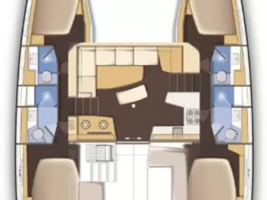 Verhuur Catamaran in Murter-Kornati - Lagoon Lagoon 42