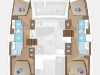 Jachthuur in Göcek - Lagoon Lagoon 42 via SamBoat