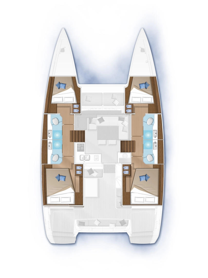 Verhuur Catamaran in Trogir - Lagoon Lagoon 40