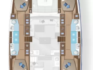 Verhuur Catamaran in Seget Donji - Lagoon Lagoon 50