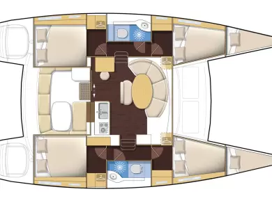 Bootverhuur Lagoon Lagoon 380 S2 in Gouviá via SamBoat