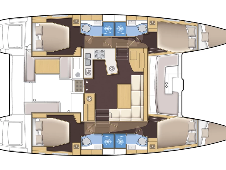 Verhuur Catamaran in Préveza - Lagoon Lagoon 450 F