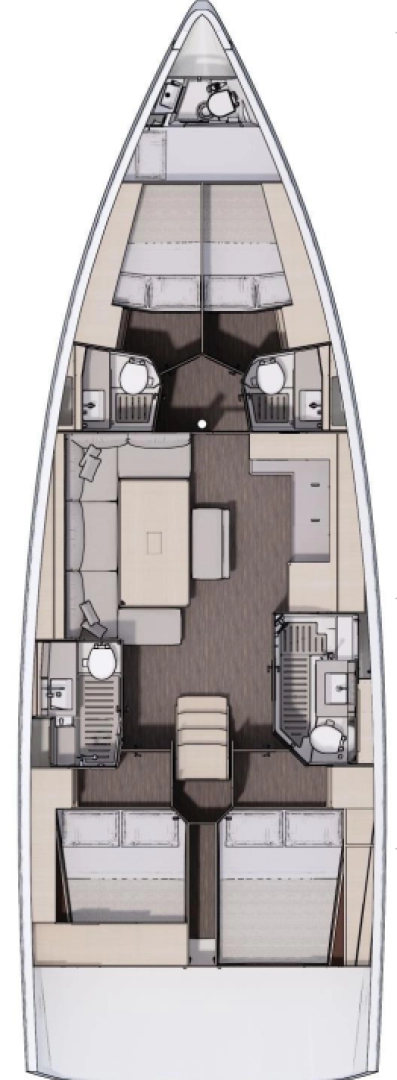 Verhuur Zeilboot in Göcek - Dufour Dufour 470