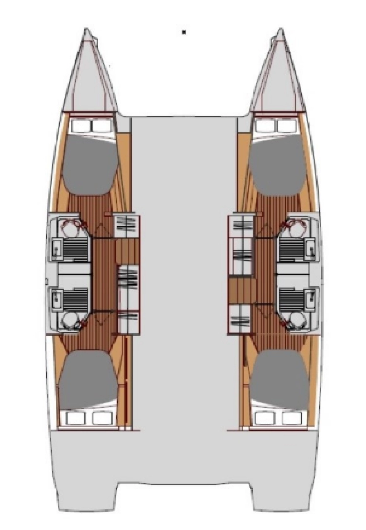 Jachthuur in Seget Donji - Fountaine Pajot Astrea 42 via SamBoat