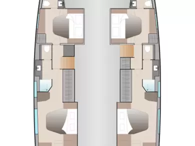 Bootverhuur Fountaine Pajot Aura 51 in Seget Donji via SamBoat