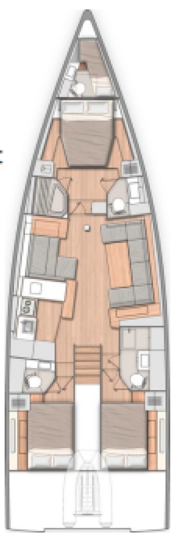 Bénéteau Oceanis 54 te huur van particulier of professional in Seget Donji