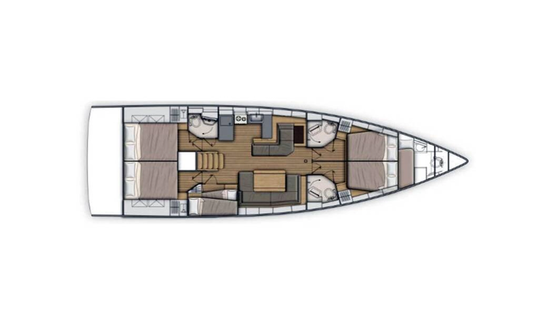 Verhuur Zeilboot Bénéteau met vaarbewijs