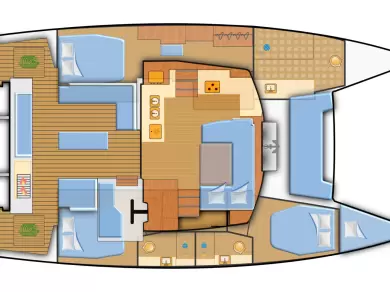 Verhuur Catamaran in Can Pastilla - Fountaine Pajot Elba 45
