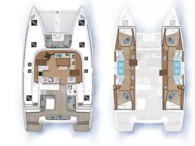 Bootverhuur Lagoon Lagoon 46 in Trogir via SamBoat