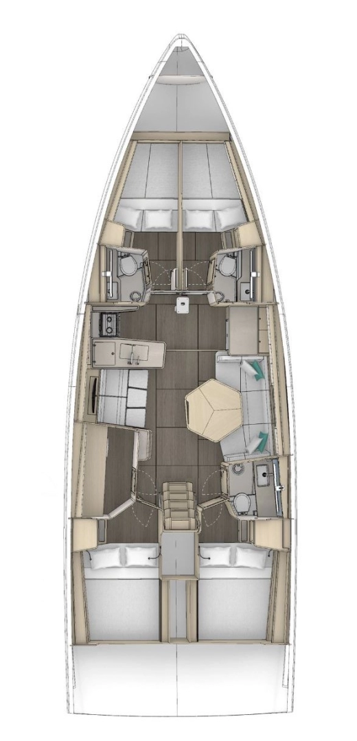 Jachthuur in Seget Donji - Dufour Dufour 48 via SamBoat