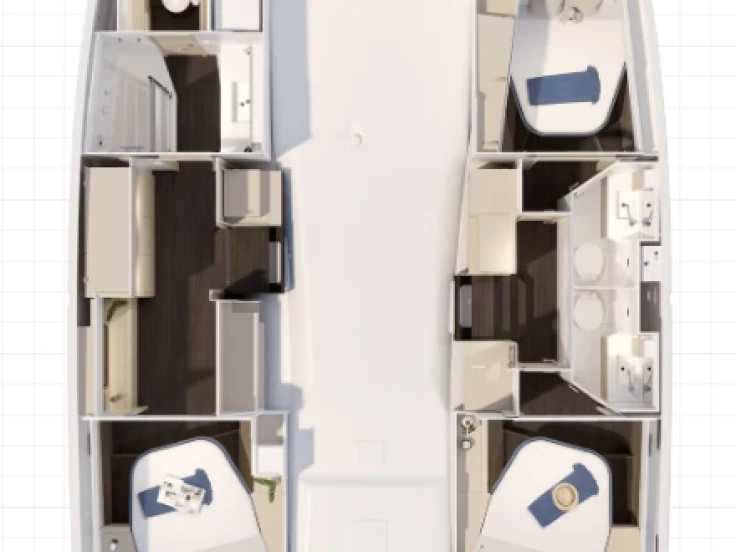 Verhuur Catamaran Fountaine Pajot met vaarbewijs