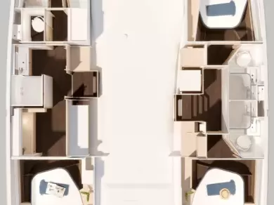 Jachthuur in Frenchtown - Fountaine Pajot Fountaine Pajot FP 44 Maestro - 3 cab. via SamBoat