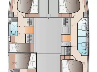Verhuur Catamaran in Frenchtown - Fountaine Pajot Fountaine Pajot FP 48 Quintet 5