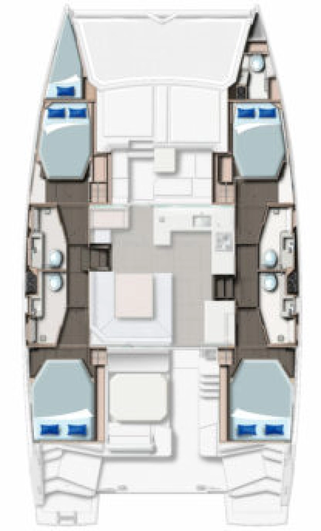 Verhuur Catamaran in Toulon - Leopard Catamarans / Robertson & Caine Leopard 45