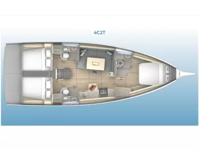 Dufour Dufour 41 te huur van particulier of professional in Palermo