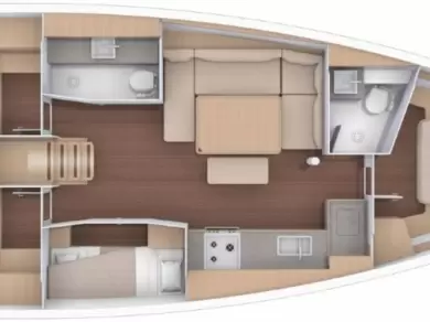 Huur een Dufour Dufour 430 Grand Large in Palermo