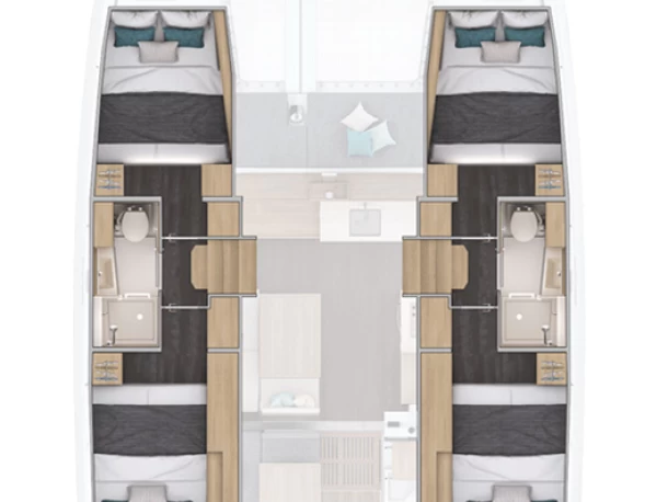 Bootverhuur Jezera goedkoop Lagoon 38 - 4 cab.