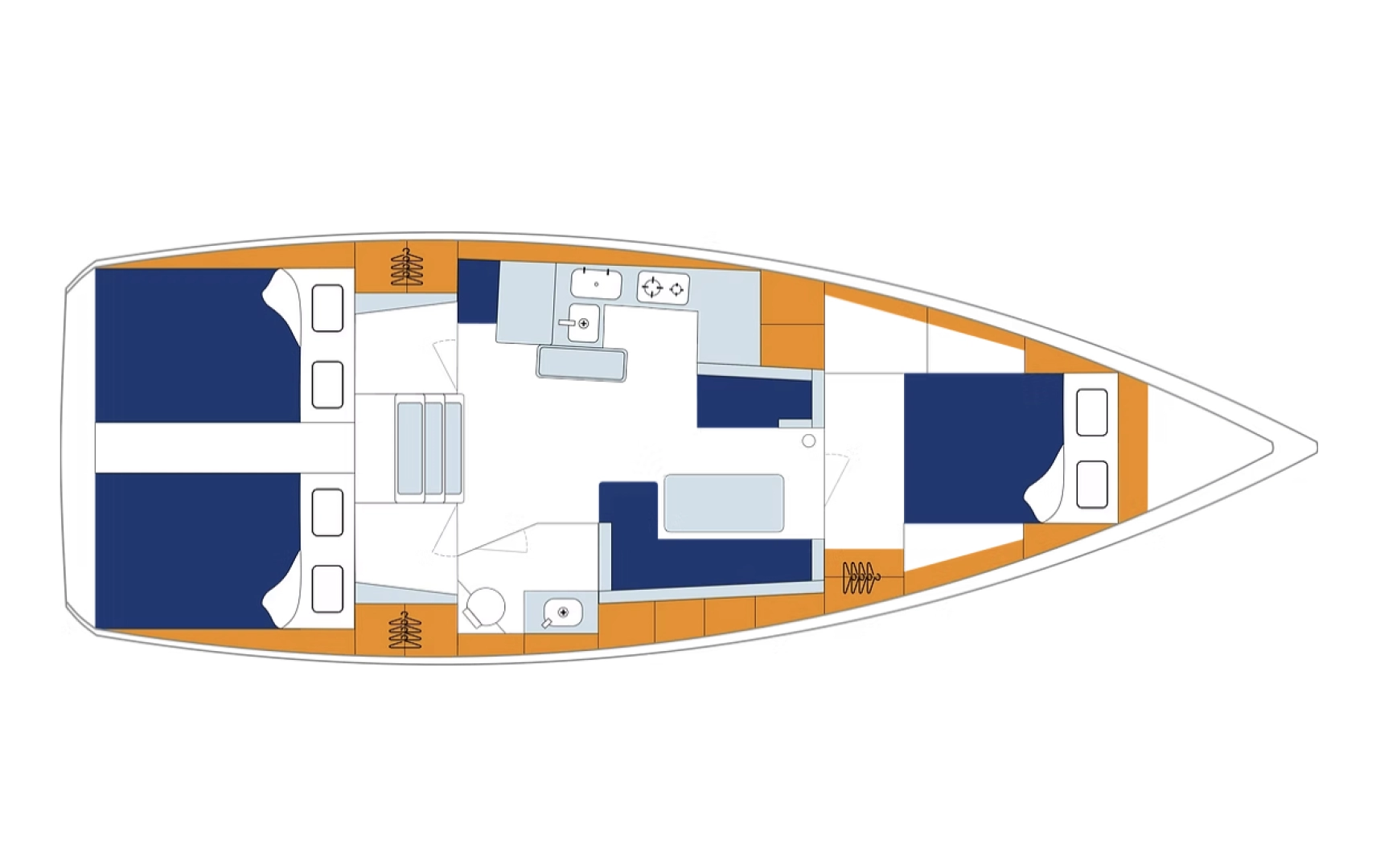 Verhuur Zeilboot Jeanneau met vaarbewijs