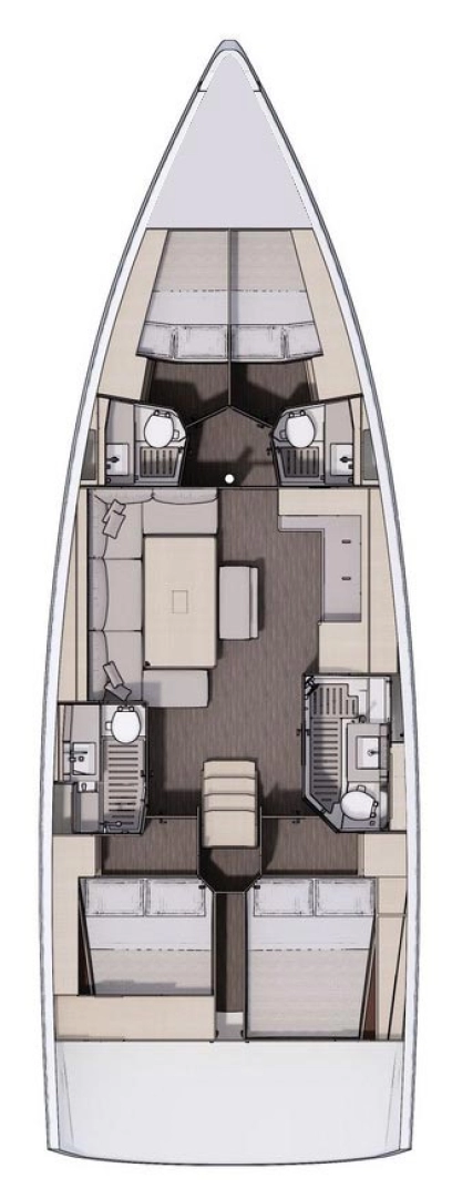 Bootverhuur Trogir goedkoop Dufour 470