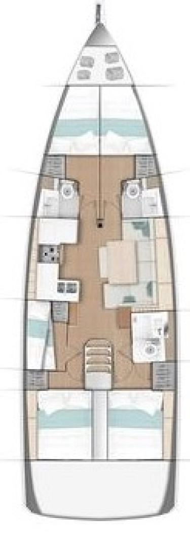 Verhuur Zeilboot in Gouviá - Jeanneau Sun Odyssey 490