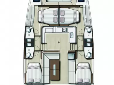 Bootverhuur Bali Bali Catspace Voile in Eden Island via SamBoat