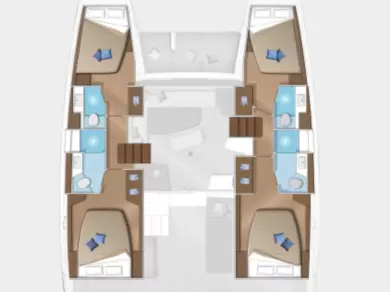 Huur een Lagoon Lagoon 42 in Lávrio