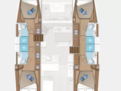 Verhuur Catamaran in Álimos - Lagoon Lagoon 46