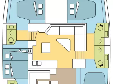 Verhuur Catamaran Fountaine Pajot met vaarbewijs