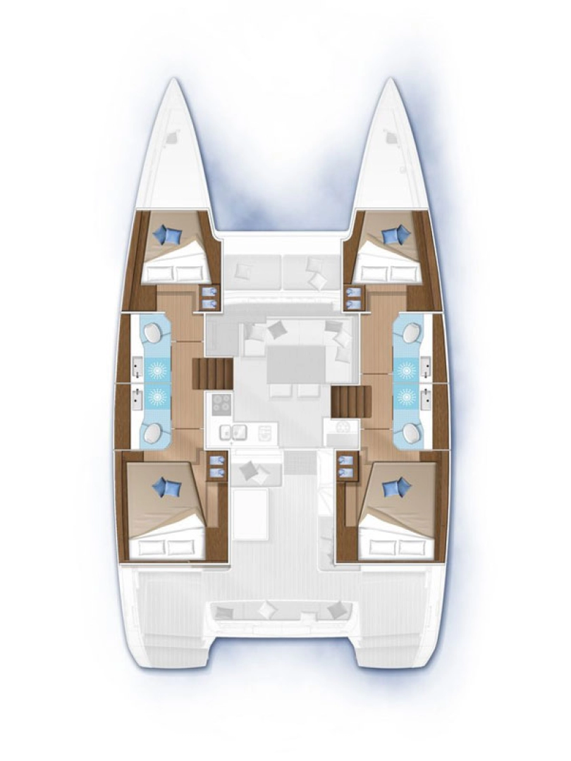 Catamaran te huur in Lefkáda voor de beste prijs
