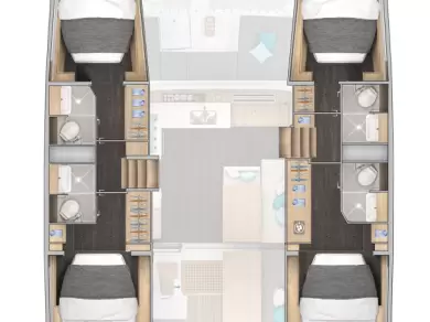 Jachthuur in Álimos - Lagoon Lagoon 43 via SamBoat