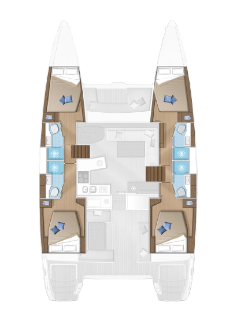 Bootverhuur Lagoon Lagoon 450 F in Álimos via SamBoat