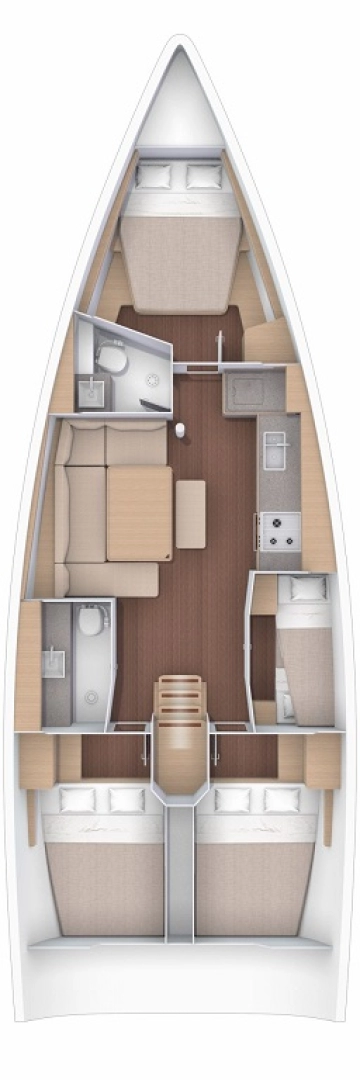 Bootverhuur Dufour Dufour 430 Grand Large in Adaköy via SamBoat