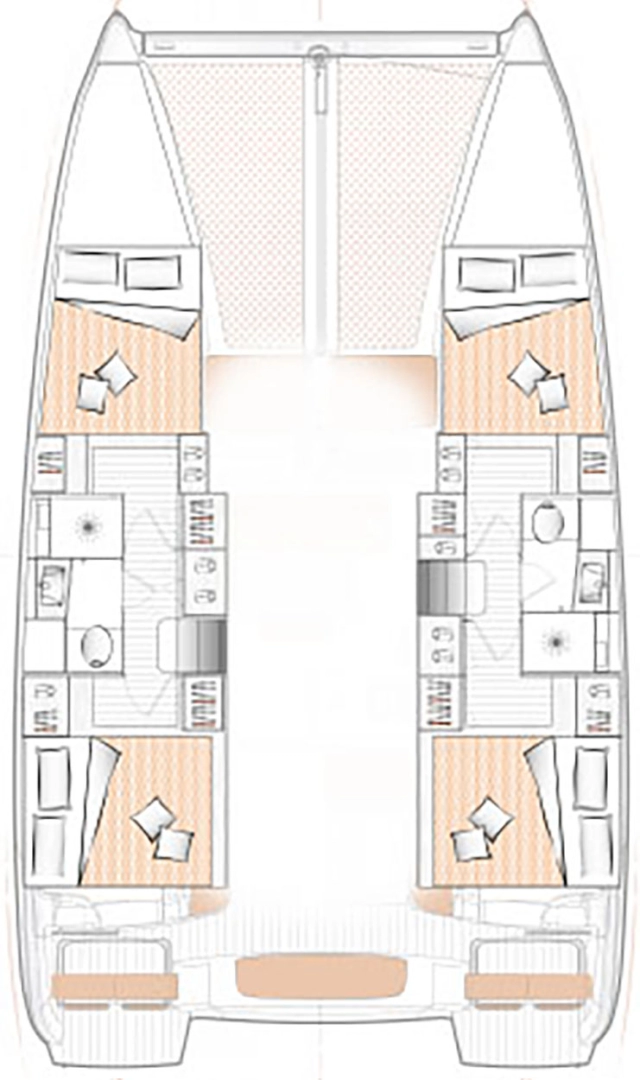 Huur Catamaran met of zonder schipper Excess in Lefkáda