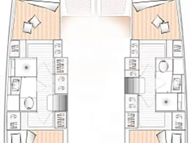 Huur Catamaran met of zonder schipper Excess in Lefkáda