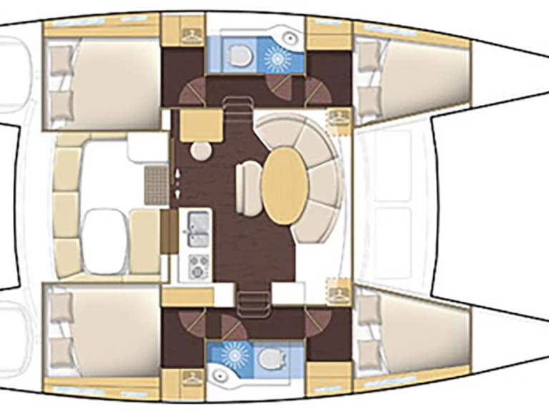 Jachthuur in Propriano - Lagoon Lagoon 380 via SamBoat