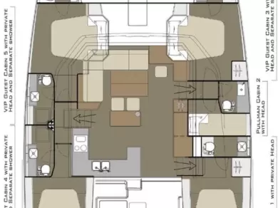 Huur een Dufour Dufour Catamarans 48 Sail in Trogir